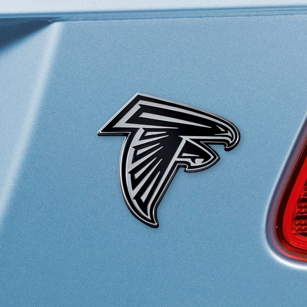 NFL - Atlanta Falcons Chrome Emblem 3"x3.2"