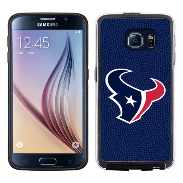 Houston Texans Team Color NFL Football Pebble Grain Feel Samsung Galaxy S6 Case