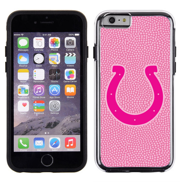 Indianapolis Colts Pink NFL Football Pebble Grain Feel IPhone 6 Case -
