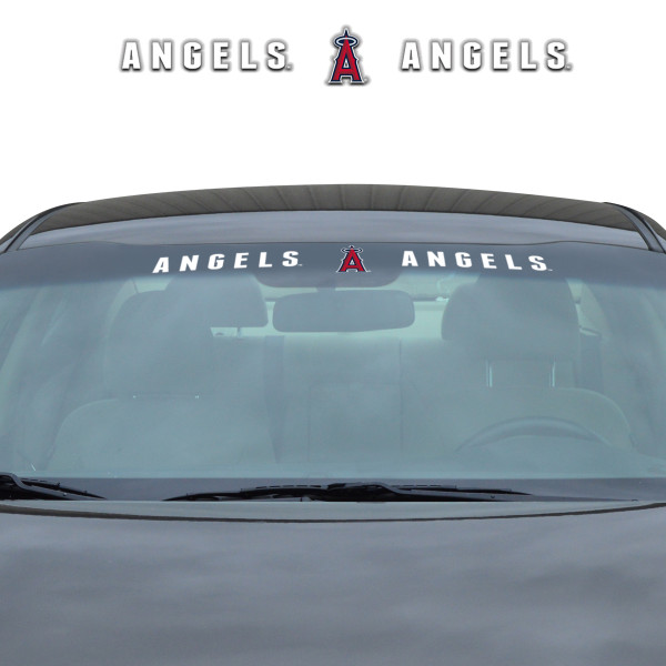 Los Angeles Angels Windshield Decal Primary Logo and Team Wordmark