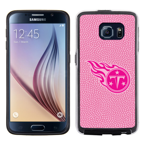 Tennessee Titans Pink NFL Football Pebble Grain Feel Samsung Galaxy S6 Case -