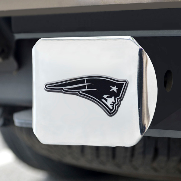 NFL - New England Patriots Chrome Hitch - Chrome3.4"x4"