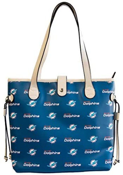 Miami Dolphins Patterned Tote