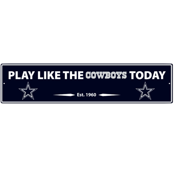 Dallas Cowboys Street Sign Wall Plaque