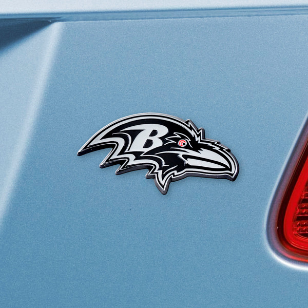 NFL - Baltimore Ravens Chrome Emblem 3"x3.2"