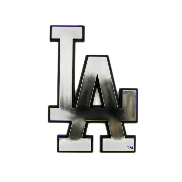 Los Angeles Dodgers Molded Chrome Emblem "LA" Alternate Logo