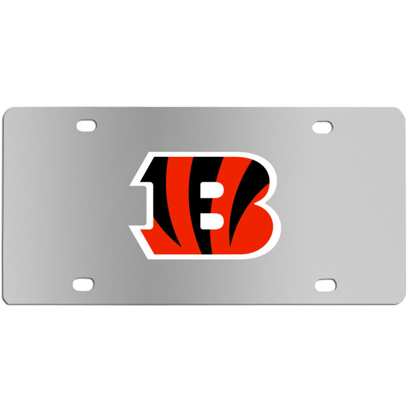 Cincinnati Bengals Steel License Plate Wall Plaque