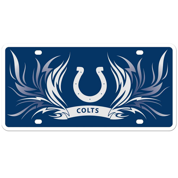Indianapolis Colts Styrene License Plate