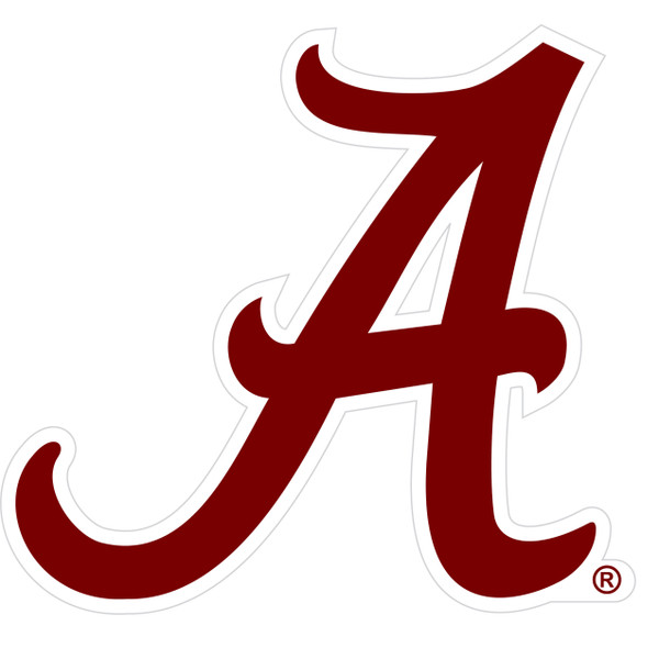 Alabama Crimson Tide 8 inch Logo Magnets