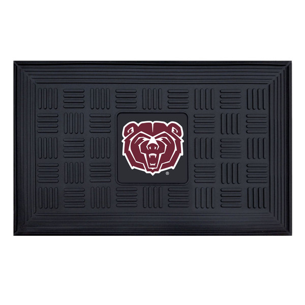 Missouri State University - Missouri State Bears Medallion Door Mat "Bear" Logo Black