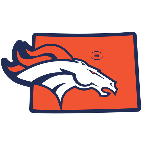 Denver Broncos Home State 11 Inch Magnet