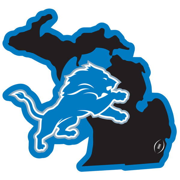 Detroit Lions Home State 11 Inch Magnet
