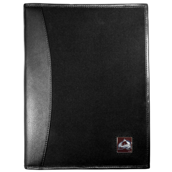 Colorado Avalanche® Leather and Canvas Padfolio