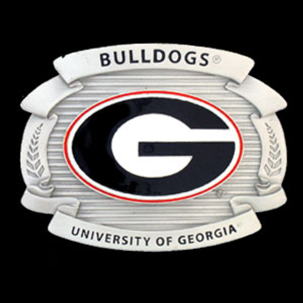 Georgia Bulldogs Oversized Belt Buckle