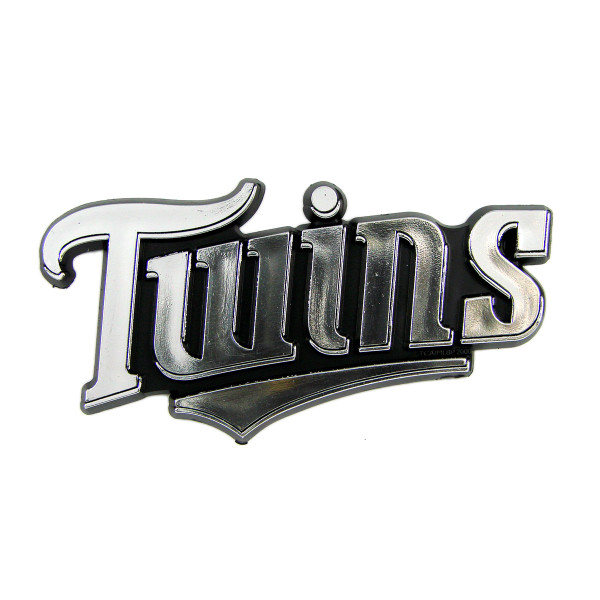 Minnesota Twins Molded Chrome Emblem "Twins" Wordmark