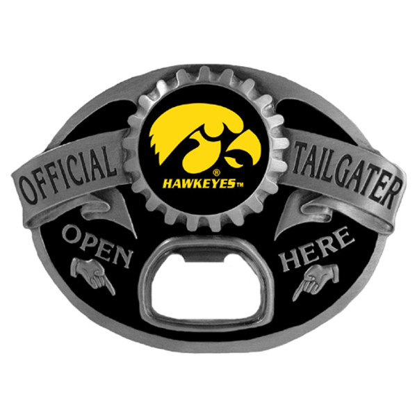 Iowa Hawkeyes Tailgater Belt Buckle