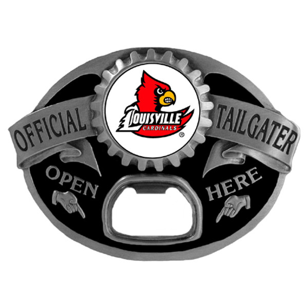 Louisville Cardinals Tailgater Belt Buckle