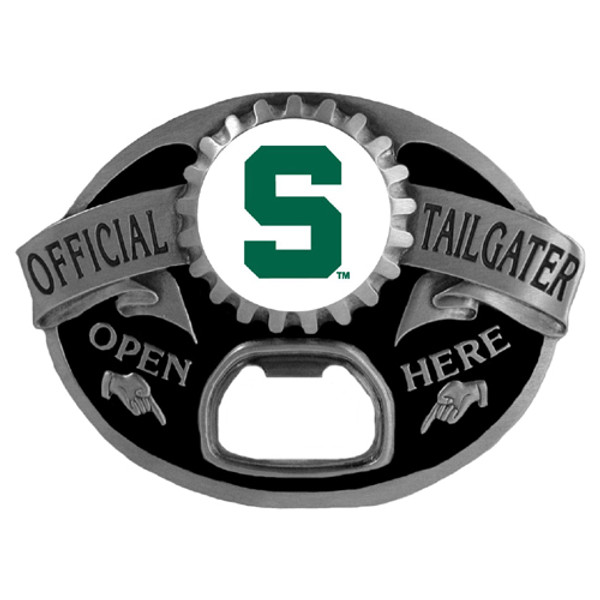 Michigan St. Spartans Tailgater Belt Buckle