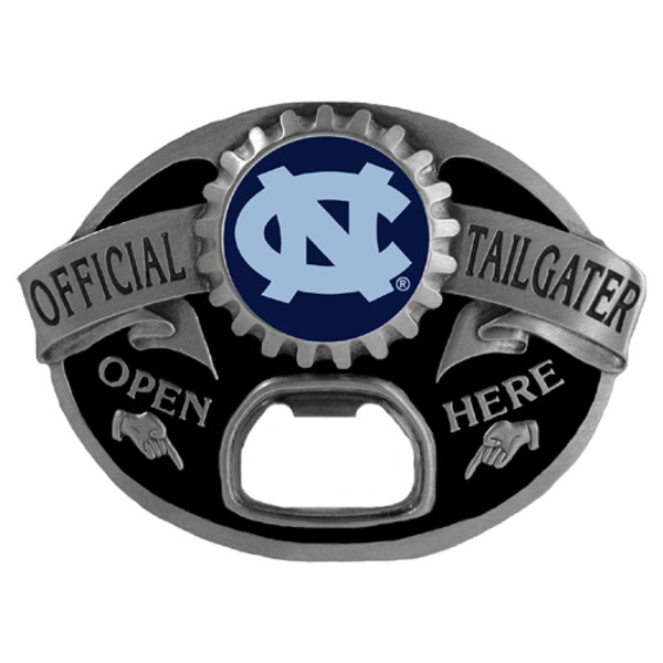 N. Carolina Tar Heels Tailgater Belt Buckle