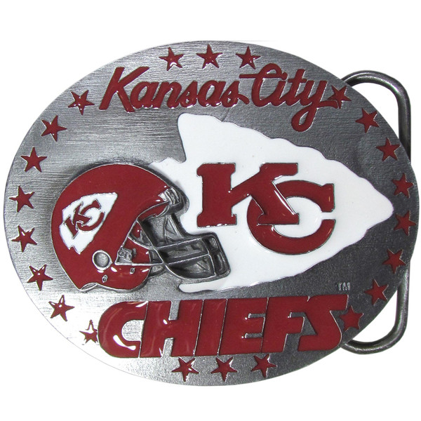 Kansas City Chiefs Team Belt Buckle