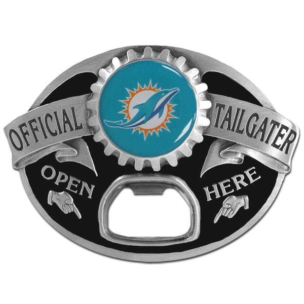 Miami Dolphins Tailgater Belt Buckle