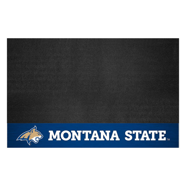 Montana State University - Montana State Grizzlies Grill Mat "Bobcat" Logo & Wordmark Blue