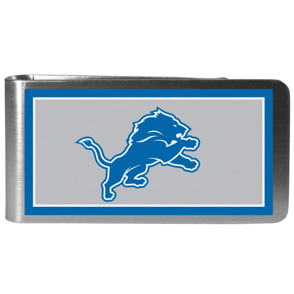 Detroit Lions Steel Logo Money Clips