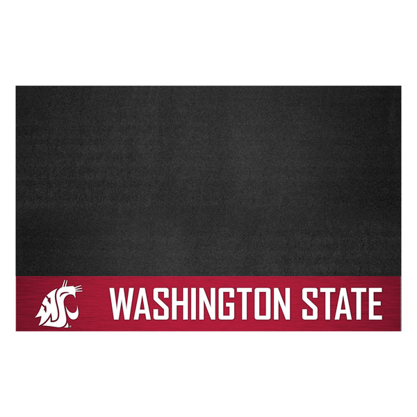 Washington State University - Washington State Cougars Grill Mat WSU Primary Logo and Wordmark Red