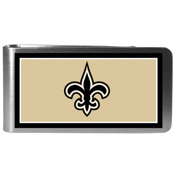 New Orleans Saints Steel Logo Money Clips