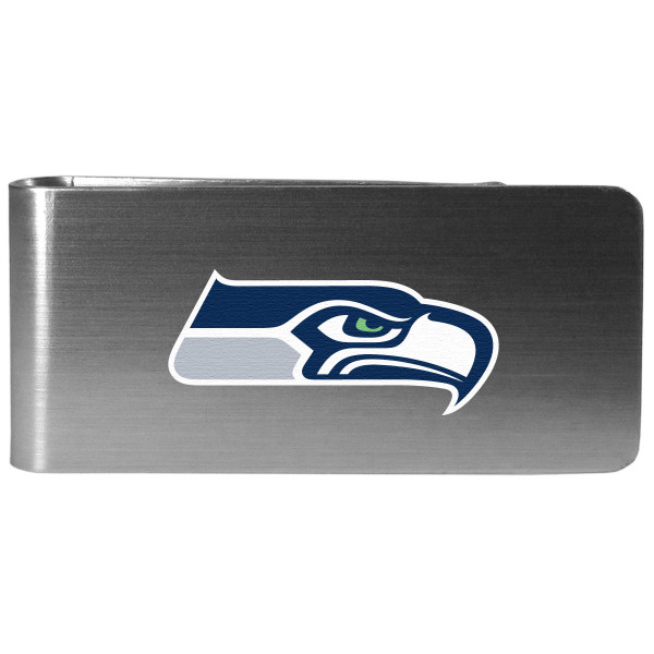 Seattle Seahawks Steel Money Clip, Logo