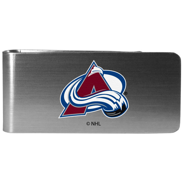 Colorado Avalanche® Steel Money Clip, Logo