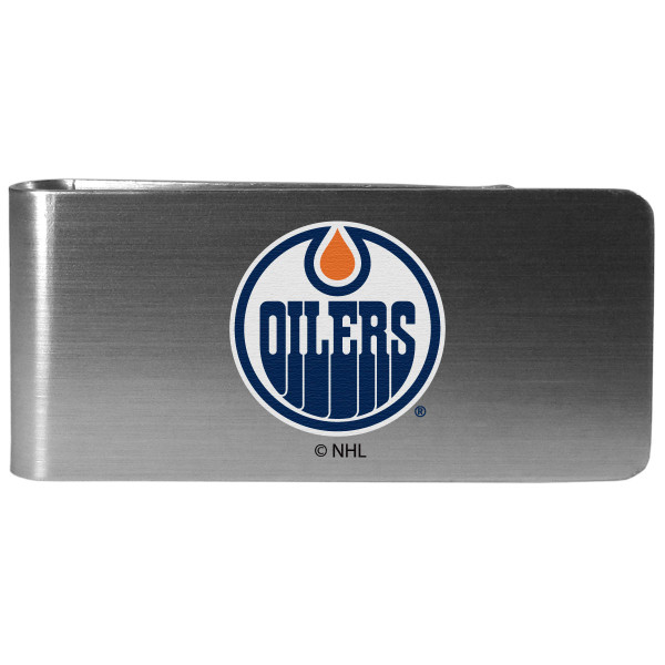 Edmonton Oilers® Steel Money Clip, Logo