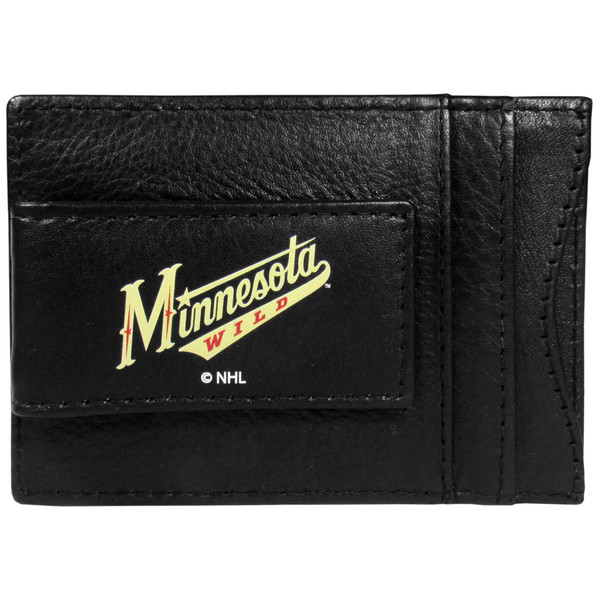 Minnesota Wild® Logo Leather Cash and Cardholder