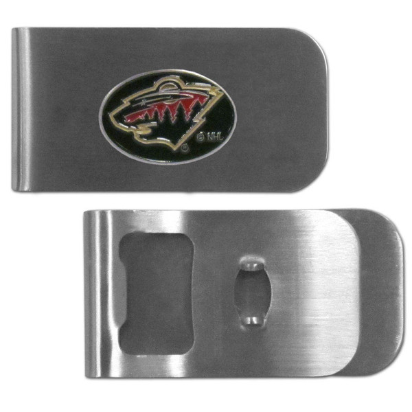 Minnesota Wild® Bottle Opener Money Clip