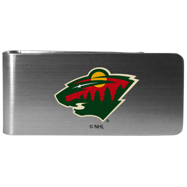 Minnesota Wild® Steel Money Clip, Logo
