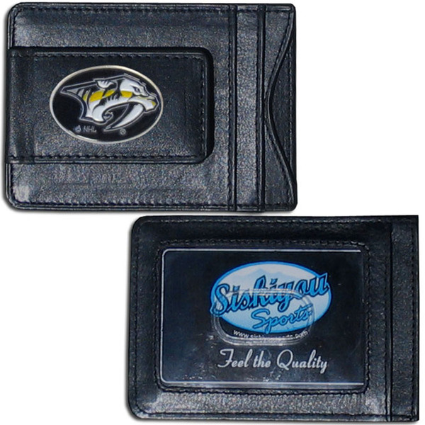 Nashville Predators® Leather Cash & Cardholder