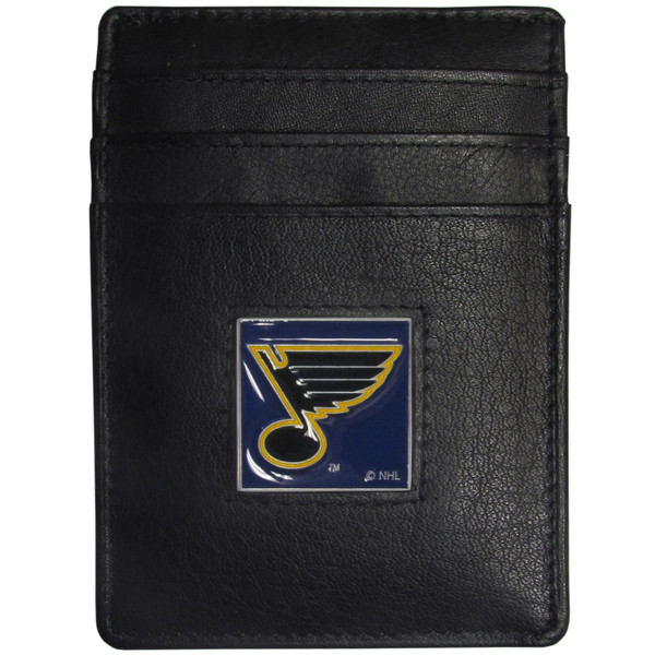 St. Louis Blues® Leather Money Clip/Cardholder