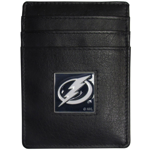 Tampa Bay Lightning® Leather Money Clip/Cardholder