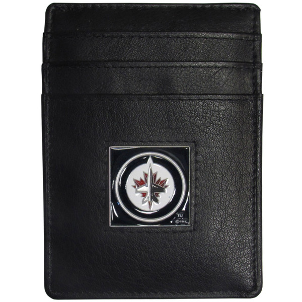 Winnipeg Jets Leather Money Clip/Cardholder