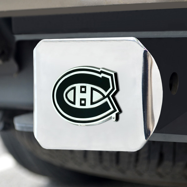 NHL - Montreal Canadiens Hitch Cover - Chrome on Chrome 3.4"x4"