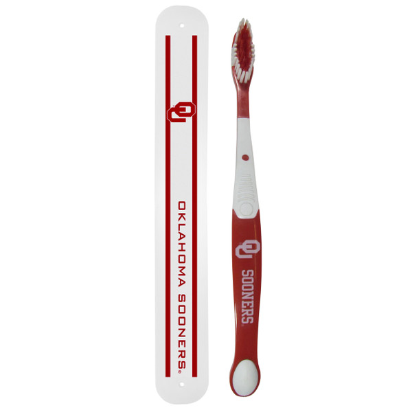 Oklahoma Sooners Toothbrush and Travel Case