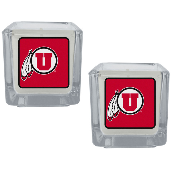Utah Utes Graphics Candle Set