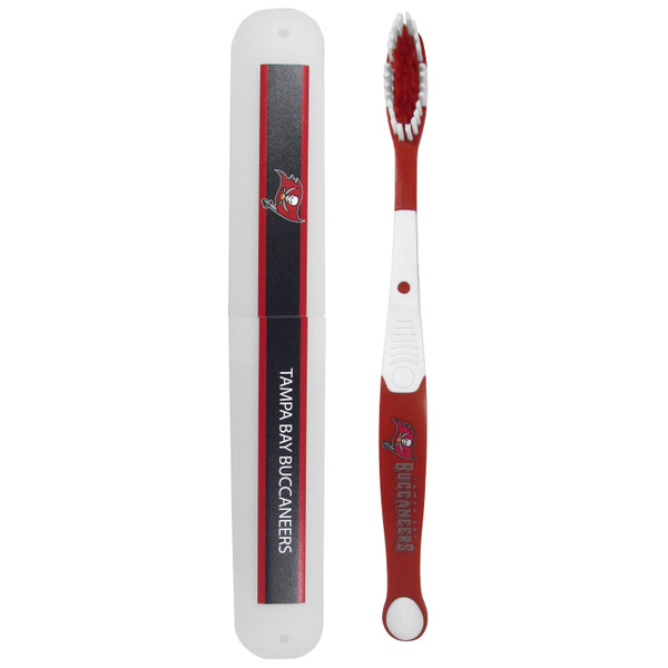 Tampa Bay Buccaneers Toothbrush and Travel Case