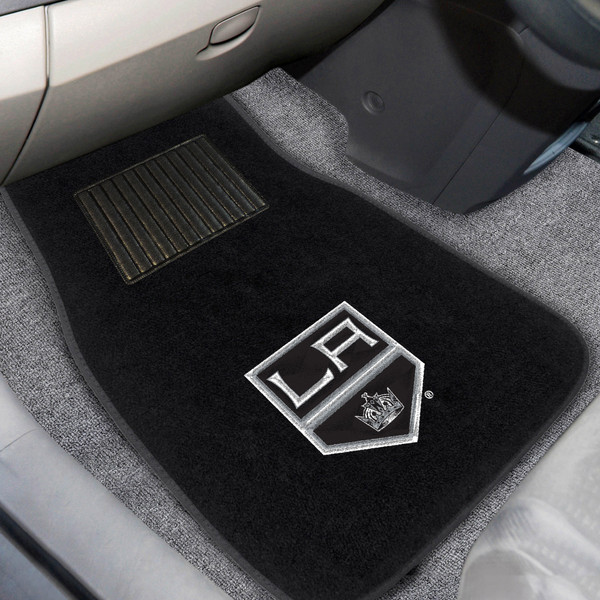 NHL - Los Angeles Kings 2-pc Embroidered Car Mat Set 17"x25.5"