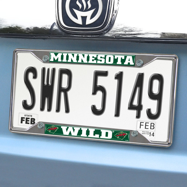 NHL - Minnesota Wild License Plate Frame 6.25"x12.25"