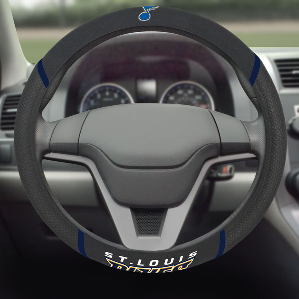 NHL - St. Louis Blues Steering Wheel Cover 15"x15"