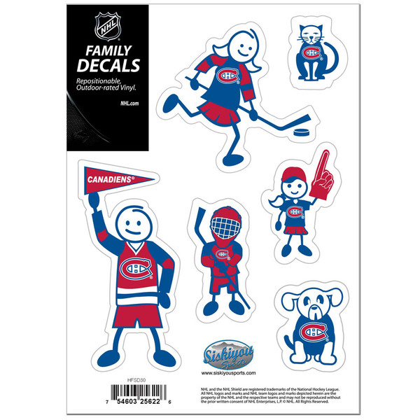 Montreal Canadiens® Family Decal Set Small