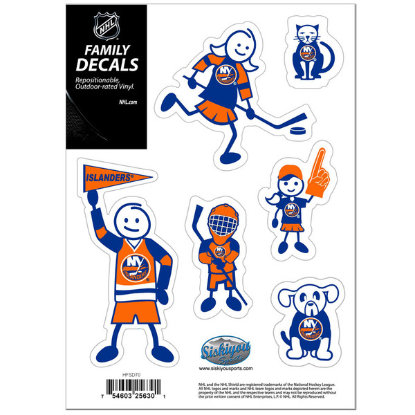 New York Islanders® Family Decal Set Small