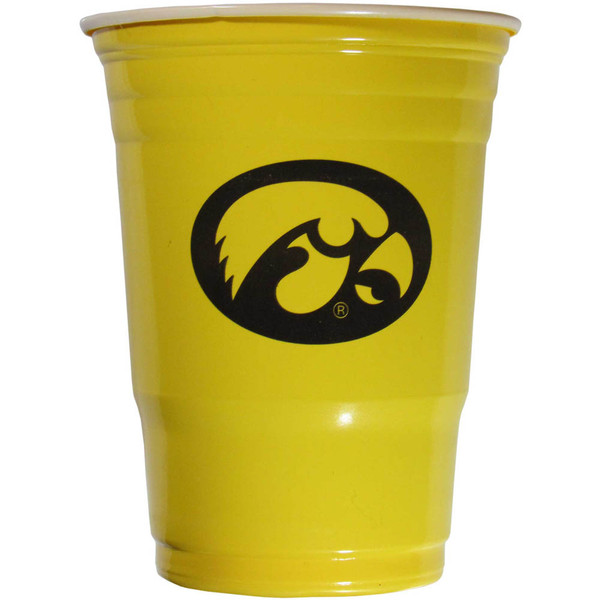 Iowa Hawkeyes Plastic Game Day Cups