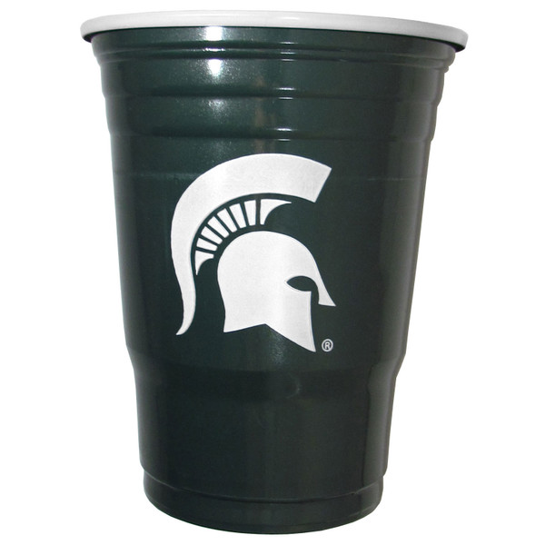 Michigan St. Spartans Plastic Game Day Cups